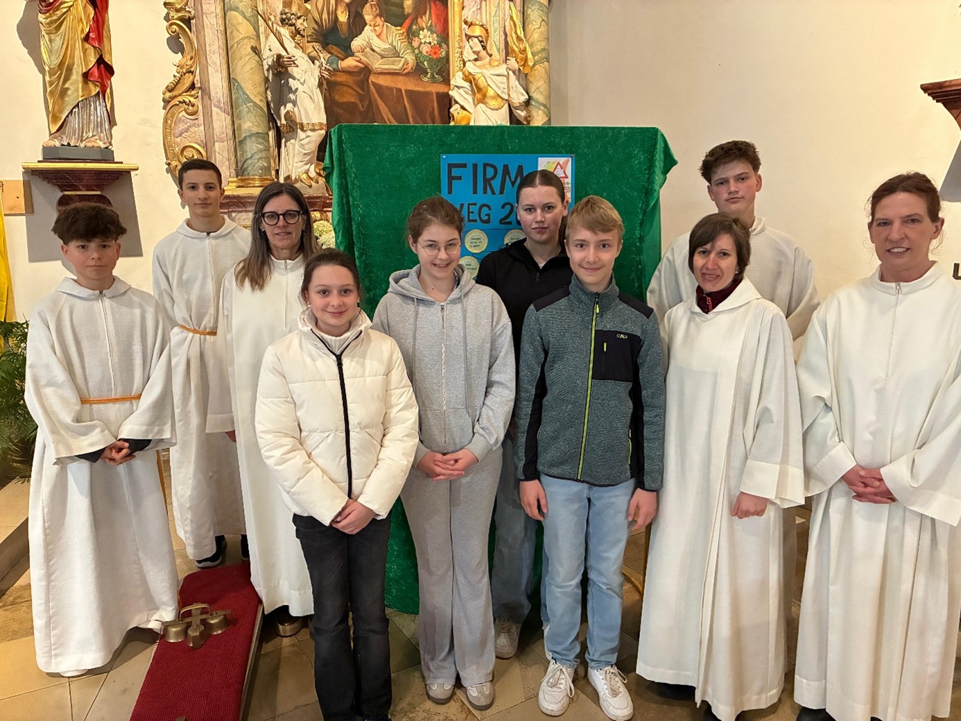 Gruppenfoto Firmlinge Teuschnitz