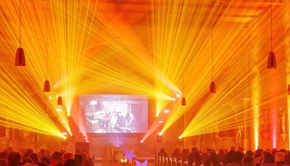 Lichtshow in der Teuschnitzer Pfarrkirche