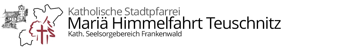Grafik im Kopf der Homepage der Pfarrei Teuschnitz